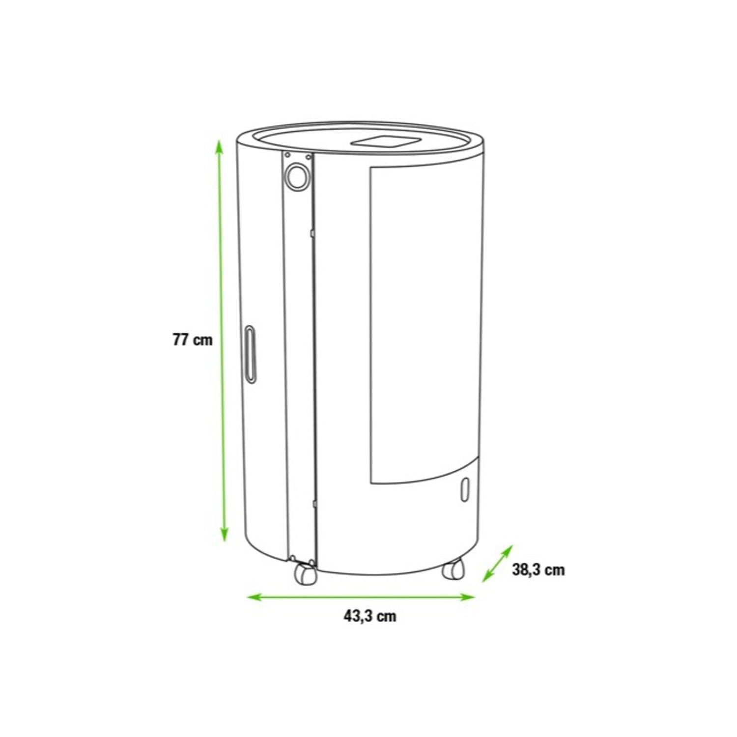 Stufa a Gas Gpl da Interno ad Infrarossi 4,2 kW Alloggio Bombola 15 Kg Made in Italy Blue Belle Chic Bordeaux