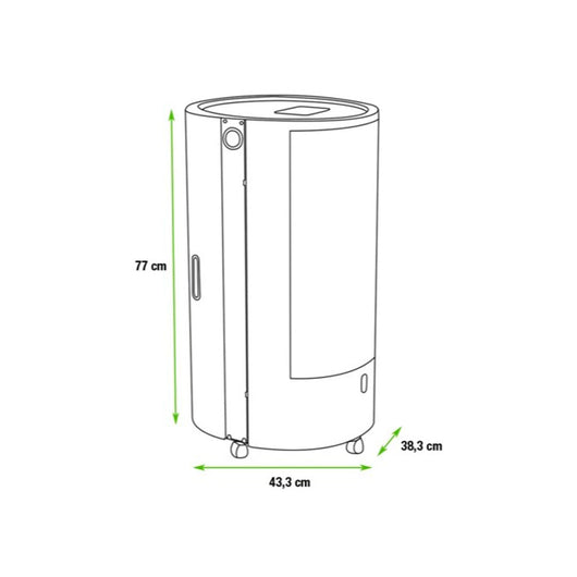Stufa a Gas Gpl da Interno ad Infrarossi 4,2 kW Alloggio Bombola 15 Kg Made in Italy Blue Belle Chic Bordeaux