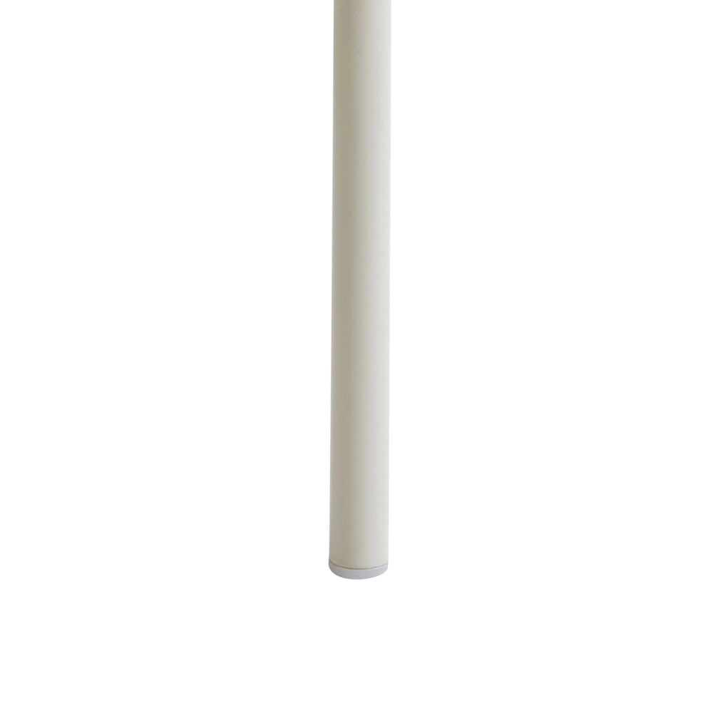 Set di 2 sedie da pranzo imbottite beige chiaro con braccioli e base metallica design moderno