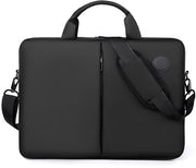 Borsa portatili per laptop leggera grande capacità impermeabile 15,6 pollici nera