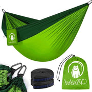 Cestello all'aperto per 2 Persone Capacità di carico 300 kg 275 x 140 cm Materiale Ultraleggero e Respirante Nylon Paracadutistico - Ideale per Camping, Giardino e Spiaggia