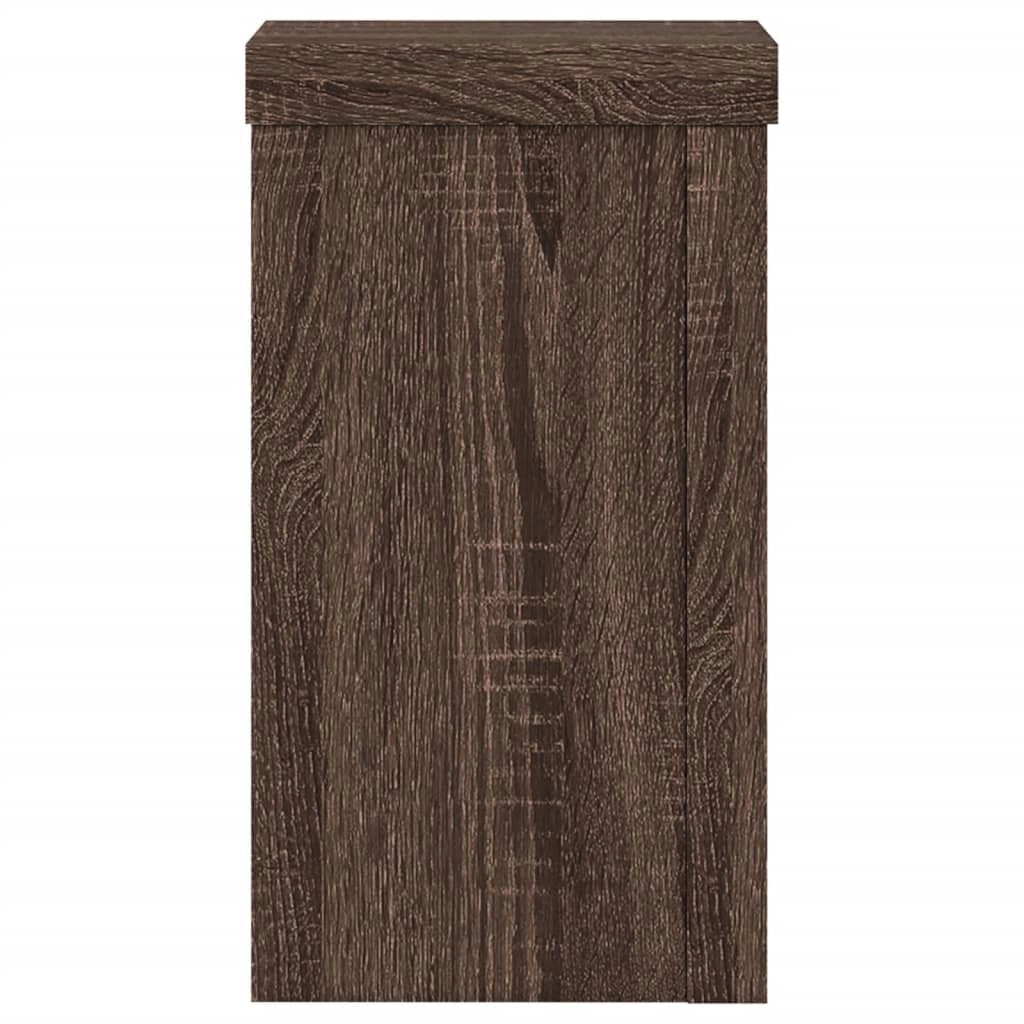 Portavasi mobili per fiori set da 2 legno ingegnerizzato marrone 02_0045318