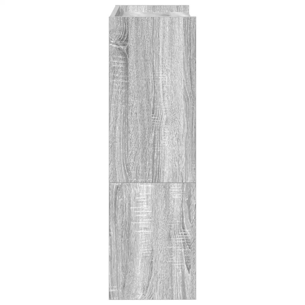 vidaXL Scarpiera Grigio Sonoma 60x25x81 cm in Legno Multistrato