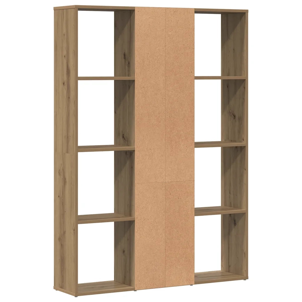 Libreria/Divisorio Rovere Artigianale 100x24x140 cm Truciolato 855843