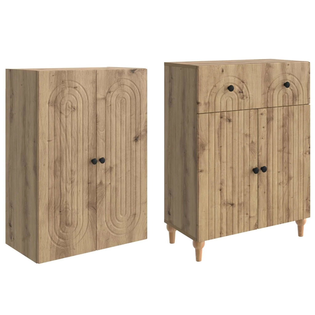 Set di armadi 2 pcs 66 x 34,5 x 90 cm Legno ingegnerizzato 3416492