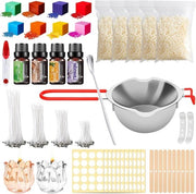 Kit per creare candele - Incluso pennello per candele soffice, catrame per candele e contenitore per fusione - Spatola e altri accessori per principianti