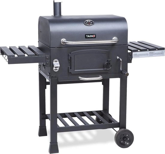 Grill a BBQ Rocciole XL - Grill a Gas con Display Temperatura e Tavoli Ripiegabili