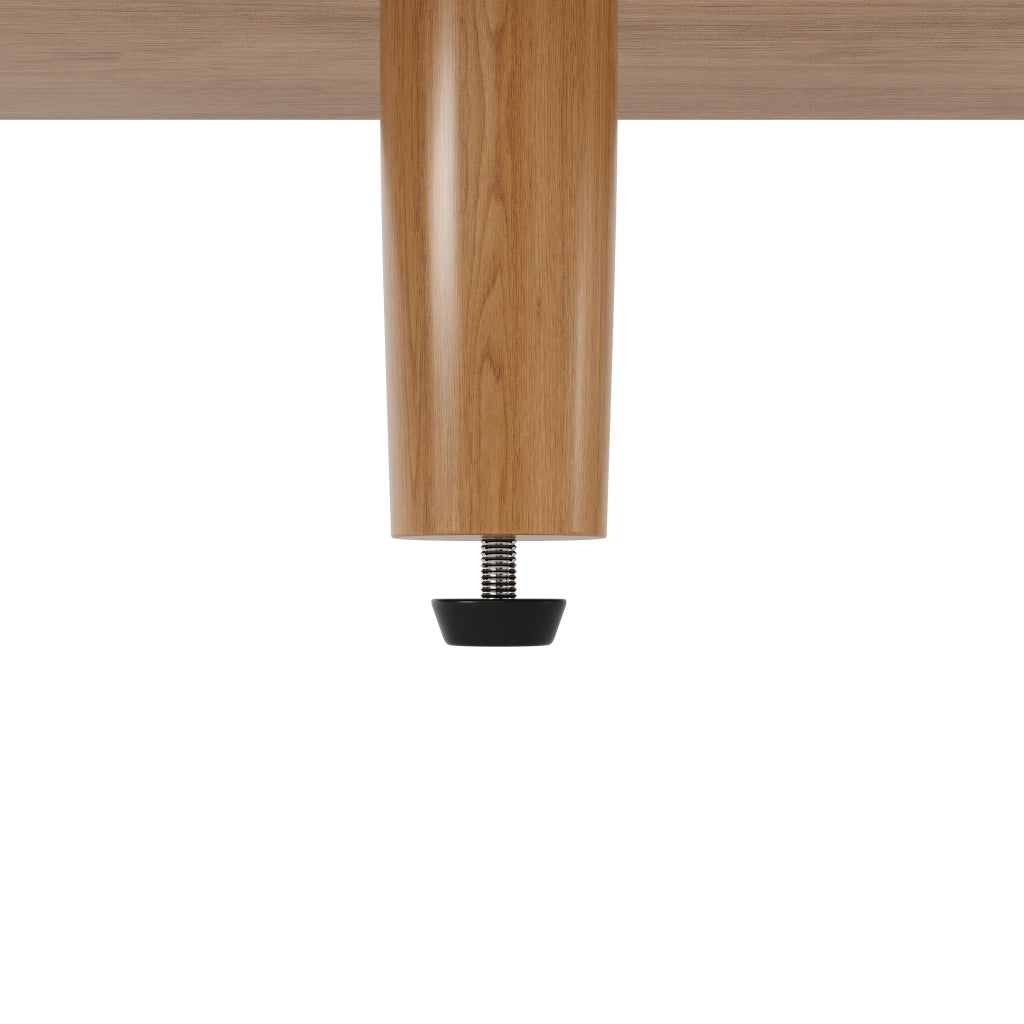 Credenza da cucina con ante scorrevoli in vetro 3 cassetti e vani aperti finitura legno 140 × 40,5 × 174,5 cm