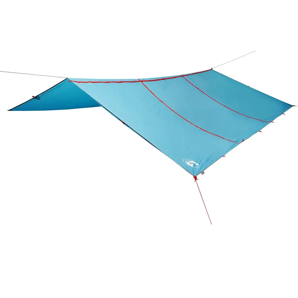 Telone da campeggio | Tenda da campo Blu 420x440 cm Impermeabile