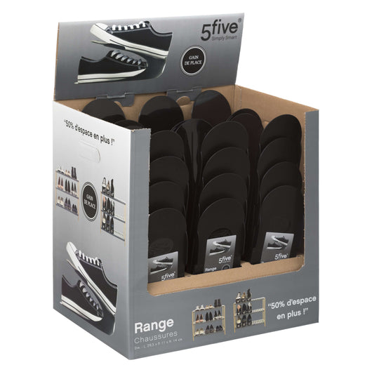 POGGIA SCARPE COMPATTO NERO