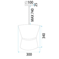 Lampada APP1504-1CP White