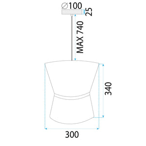 Lampada APP1504-1CP White