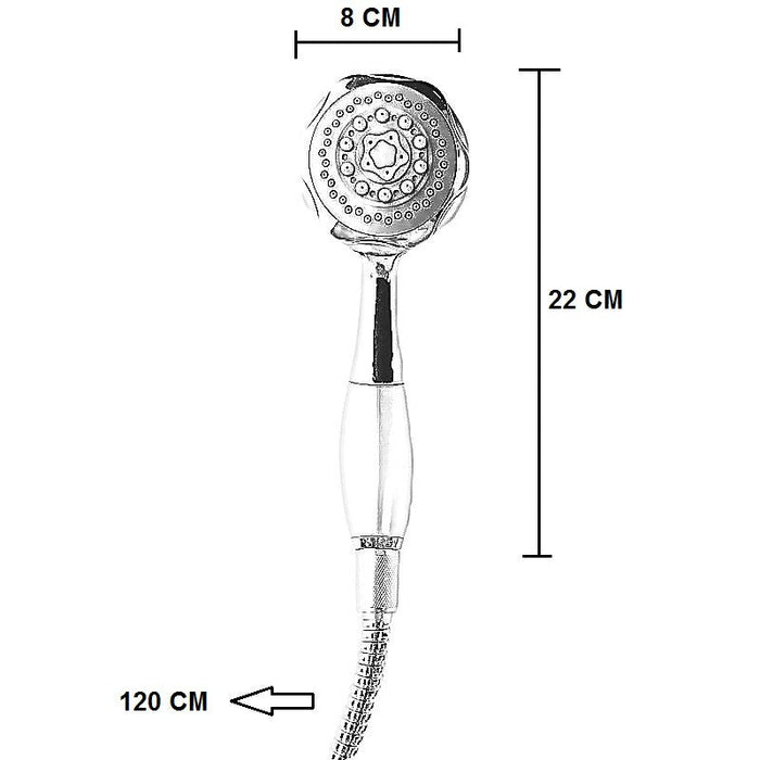 Kit Doccia Anticalcare Fiore Con Flessibile Doccia Completo
