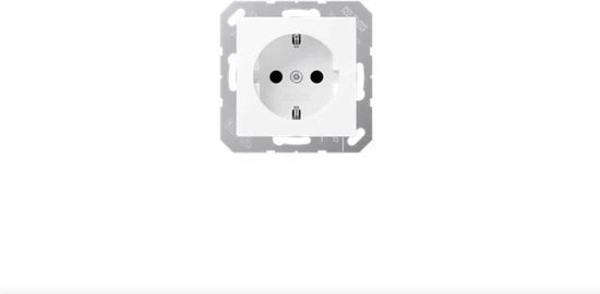 Stopcontatto con randaarde e serratura e cassa inferiore 10A IP44 - WG600 grigio (620WSL) - scatola da parete