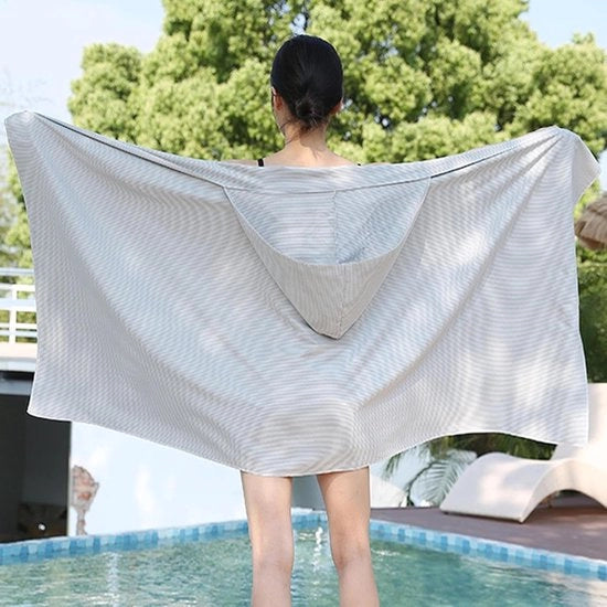 Asciugamano per la spiaggia – 80 x 150 cm Asciugamano per piscina – Asciugamano portatile a microvezzi per nuoto, spiaggia, yoga, viaggi e sport