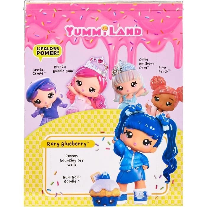 Yummiland - Bambola grande da 25 cm da pettinare e coccolare - Pet + balsamo labbra profumato - Rory - Dai 4 anni in su