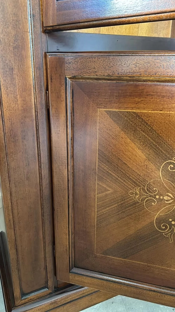 Parete attrezzata in legno finitura bassano 260x65 - Mobili 2G