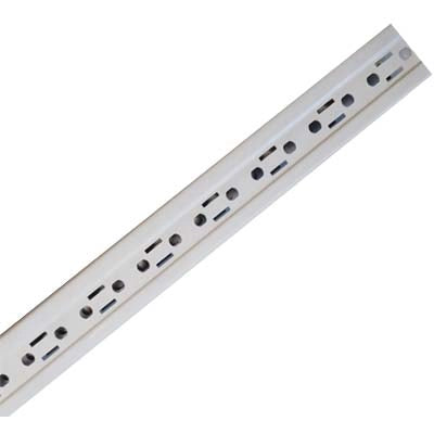 ASTA X RIPIANO METALLICO A GANCIO PROMETAL - ACCIAIO VERN GRIGIO MM 27,5X46 H.CM 300- 2 pezzi
