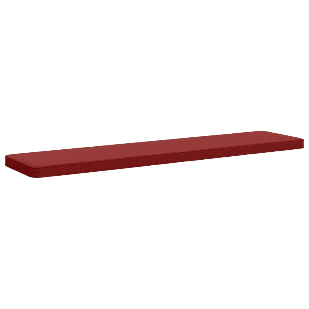 Cuscino per Panchina a 1 Pezzo VUGHT 100% Poliestere Rosso Vino 951514