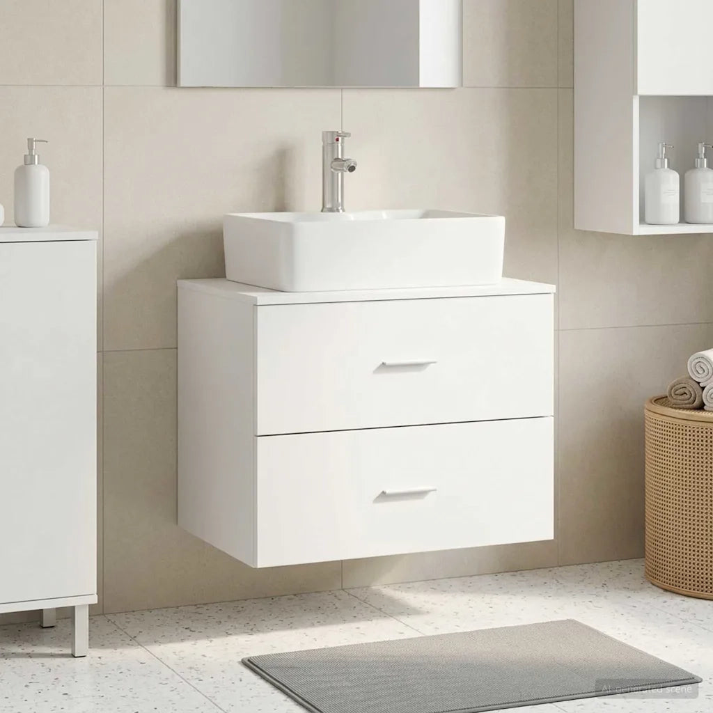Mobile da Bagno da Muro Bianco 62,5 x 44,5 x 50 cm