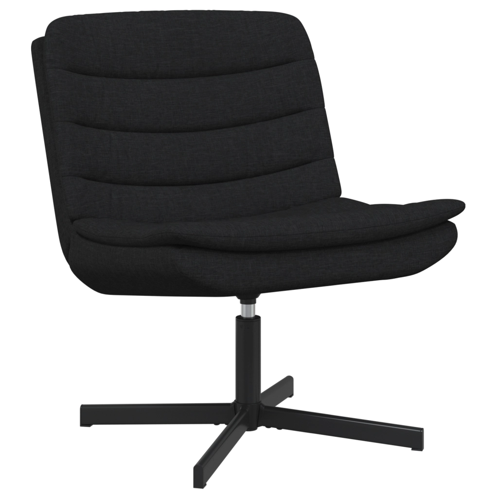 Sedia Girevole Nera Poliestere Standard Girevole