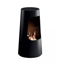 Camino a Bioetanolo da Pavimento Ø50x96 cm Dubai Nero