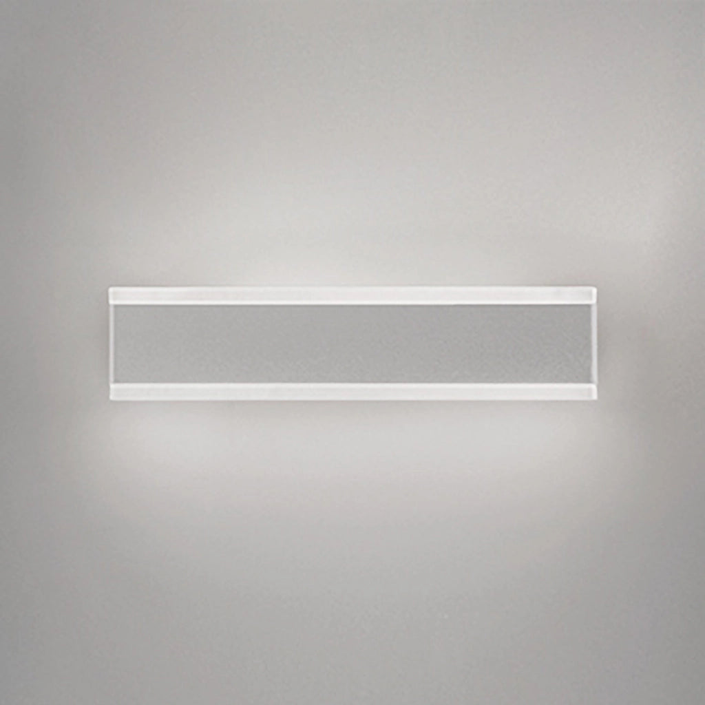 Riga Lampada da Parete e Soffitto a LED 19W 3000K IP54 in Alluminio Bianco Opaco, Design Moderno e Versatile per Illuminazione Interna ed Esterna