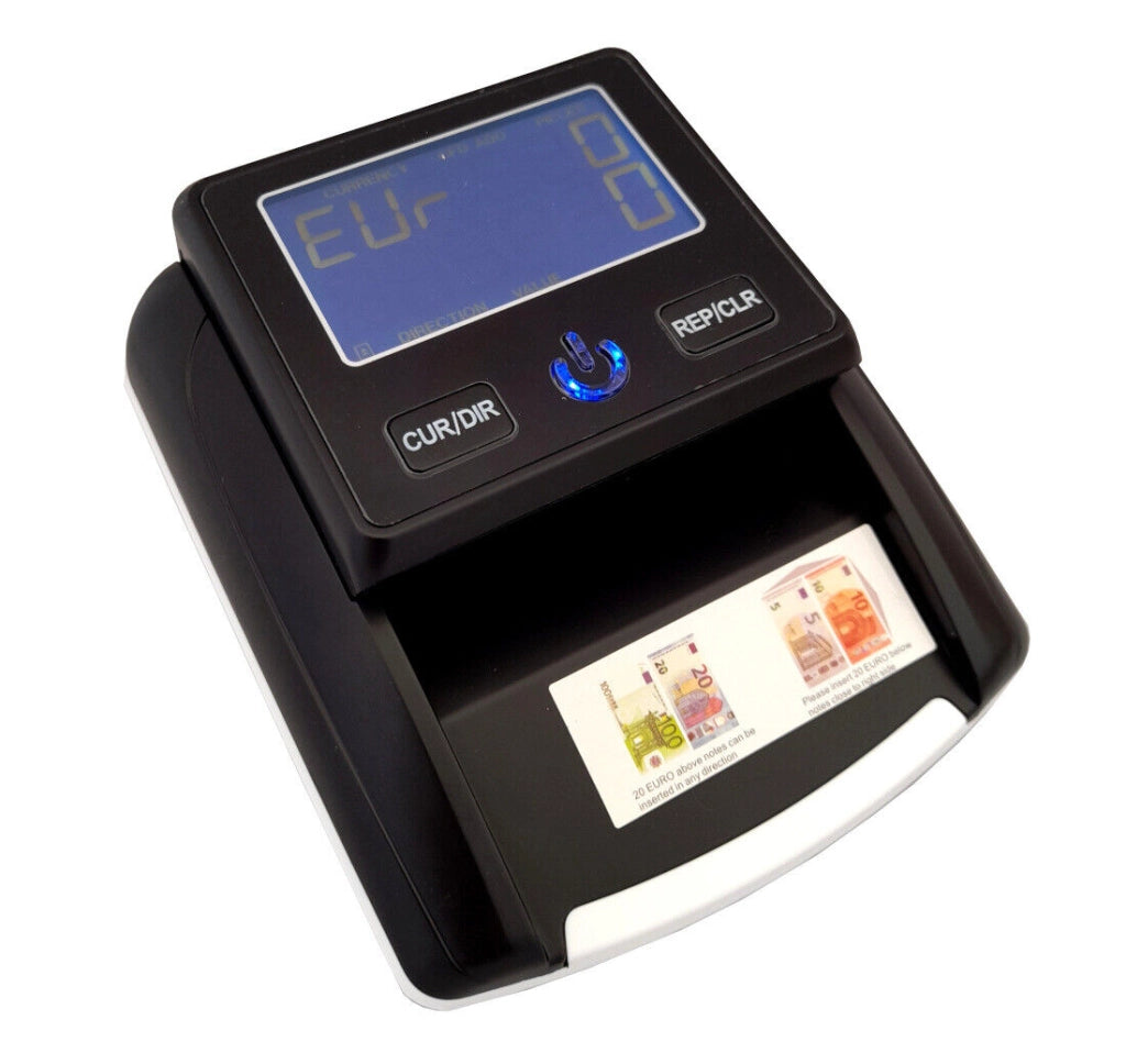 Rileva conta banconote false rilevatore ricaricabile EURO UV IR MG FJ-305