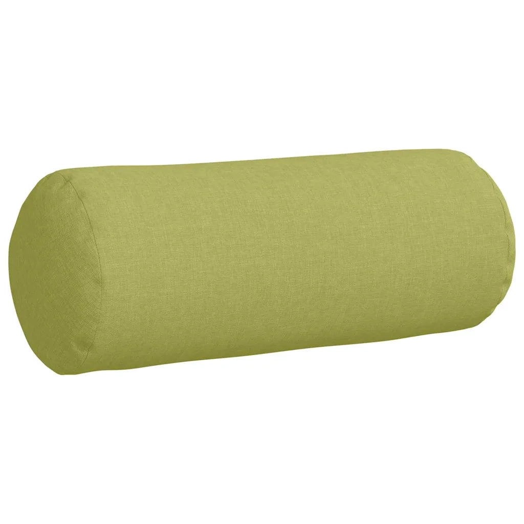 Cuscini a rullo 2 pz | Cuscini per sedie Verde chiaro ? 15 x 40 cm Tessuto