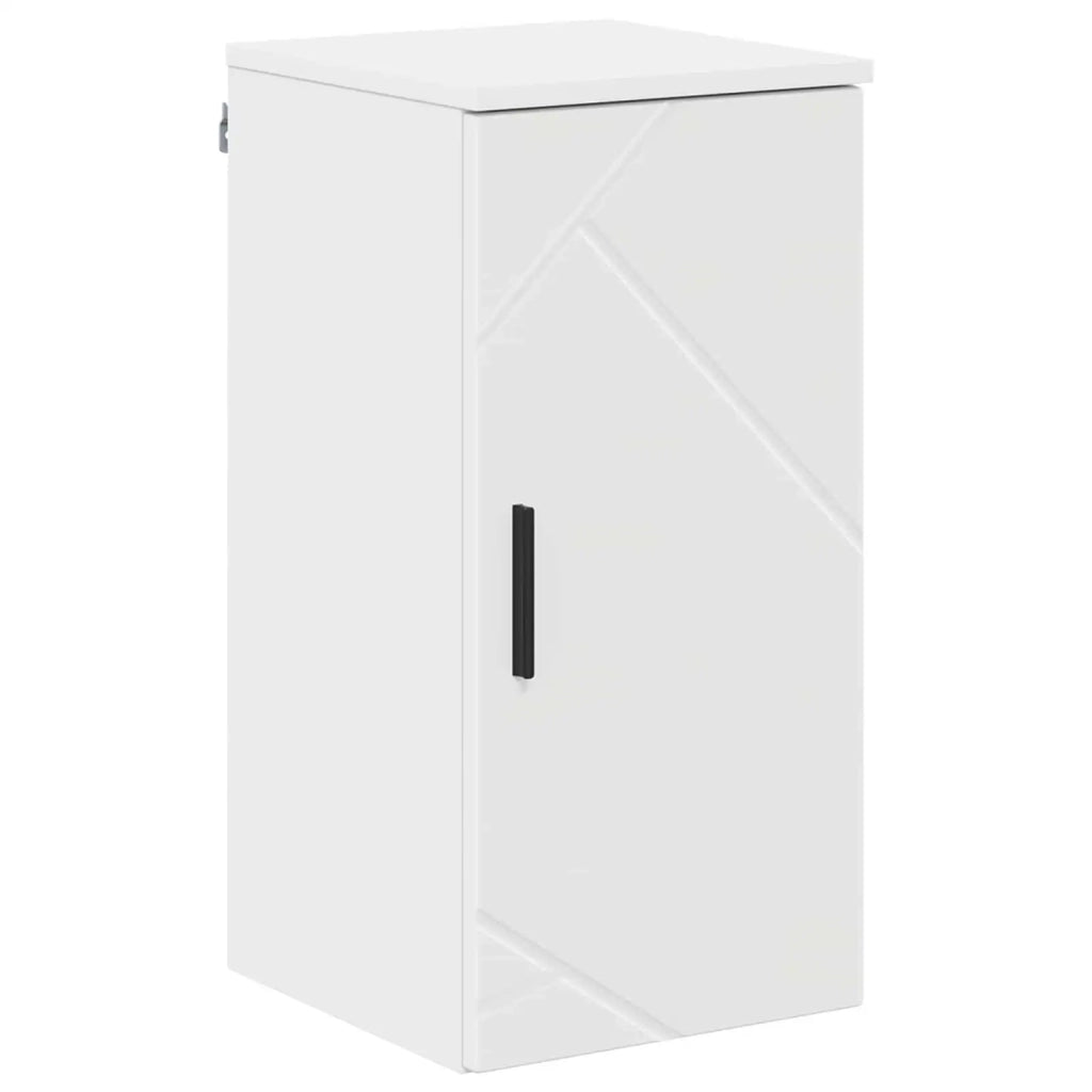 Set di mobili per il bagno con cassetto con porta 5 pcs Bianco 3392993