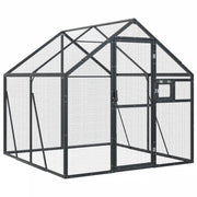 Voliera Antracite 1,79x2x1,85 m in Alluminio CFW8700782