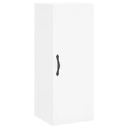 Armadietto a Muro | Mobile a Parete Bianco 34,5x34x90 cm in Legno Multistrato