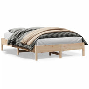 Letto senza Materasso 120x200 cm in Legno Massello di Pino 842702