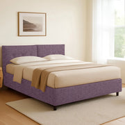 Truro, Letto Singolo Sfoderabile Made in Italy, Viola Lilla
