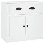 Credenza | Madia | Buffet da pranzo | Armadio da pranzo Bianca 70x35,5x67,5 cm in Legno Multistrato