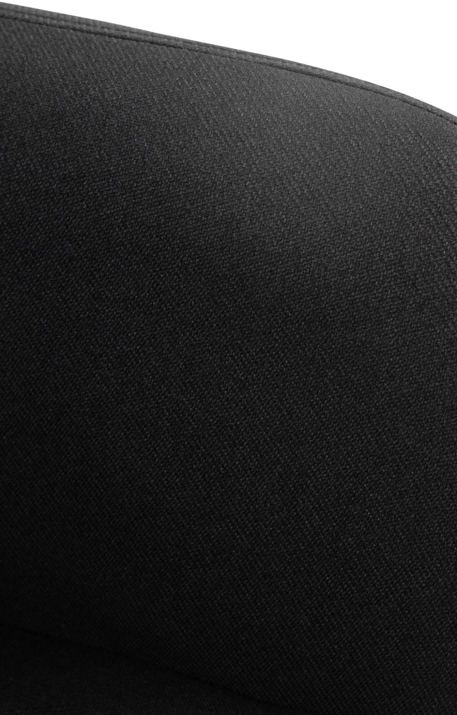 Barhocker Natoma Stoff schwarz