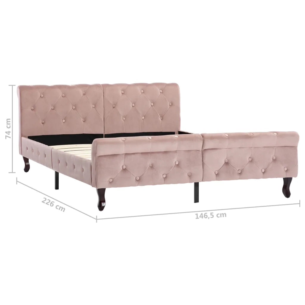 Giroletto Rosa in Velluto 140x200 cm 288567