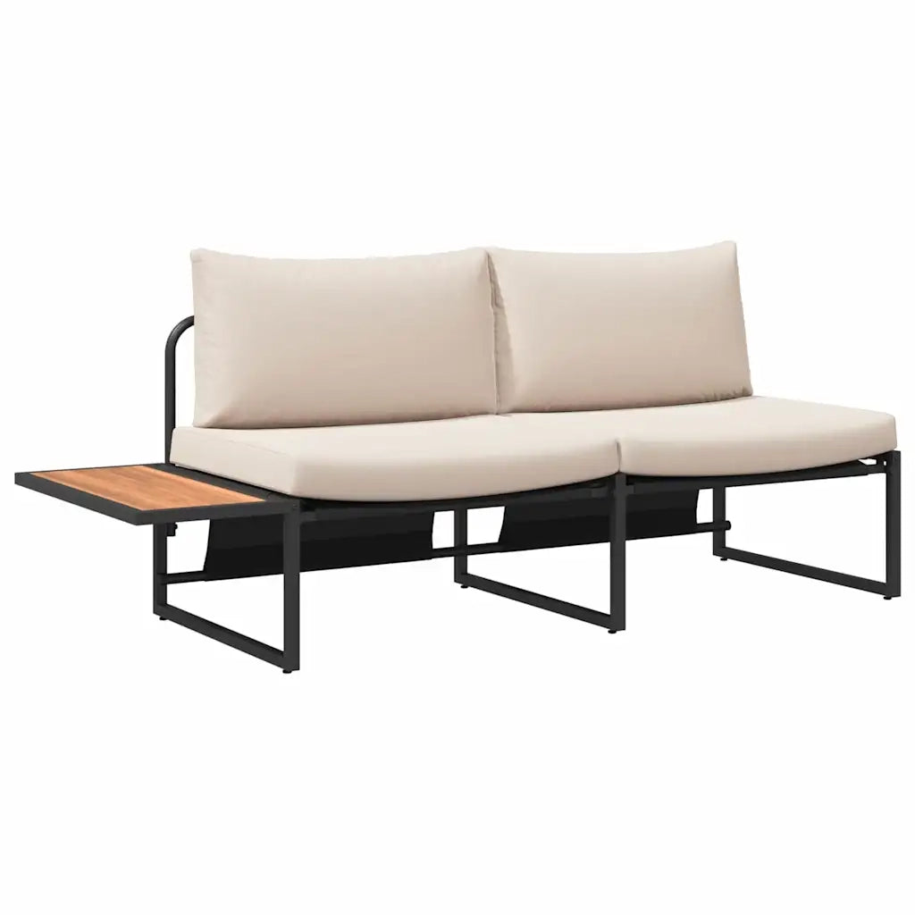 Divano da giardino-Sofa da Giardino-Divano da esterno Talpa 200,5 x 70 x 85,5 cm Acciaio