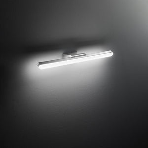 Applique Contemporanea Bold Metallo Cromo Acrilico Led 20W 3000K