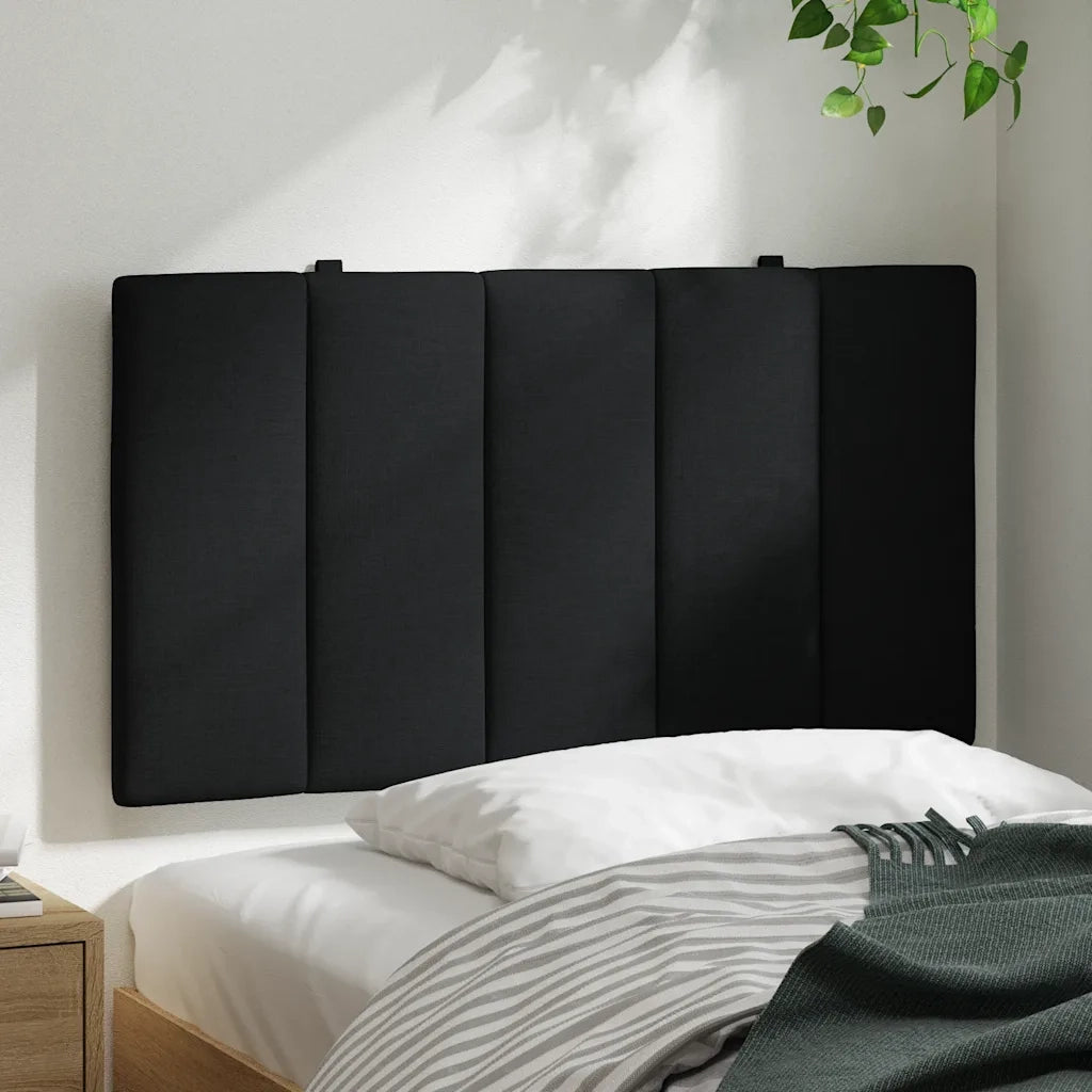 Cuscino Testiera Hanko Nero 80 cm in Tessuto CFW9910992
