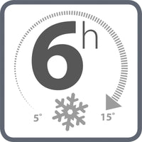 Carrello Porta Spesa con Borsa Termico 32lt Max Peso 25kg Chiusura Ermetica Grigio