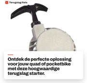 Starter per 49cc Motociclette - Mini Moto - Corda di Accensione - Silenzioso - Dimensioni 14,2 x 9,5 cm - Motopropulsore di Avviamento