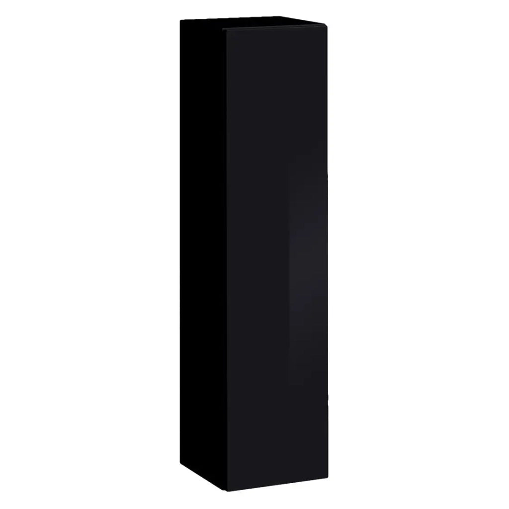 Colonna sospesa – Nero – Collezione SWITCH – 1 porta – 30x120 cm – Design moderno
