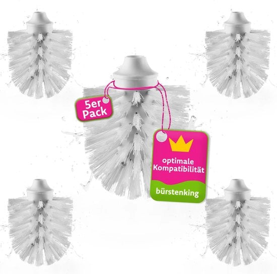 Set di cimici WC sostitutivi, 73 mm, cimici WC sostitutivi compatibili con M12 fitting WC, set di cimici WC sostitutivi, con filo interno M12, 5 pezzi, bianco