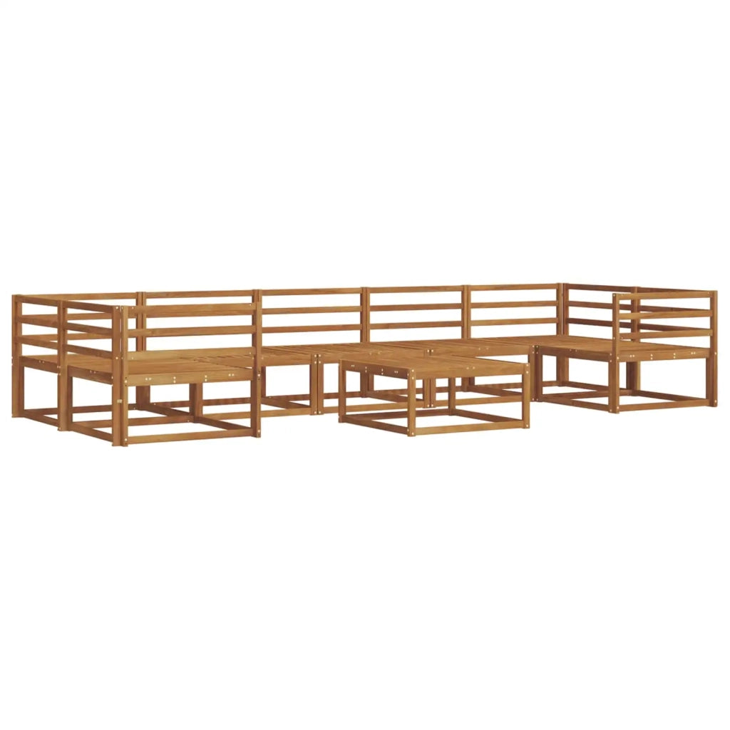 Set di divani da esterno 8 pcs Naturale 3367317