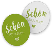 Decorazione per tavola 40x bierviltjes sotto il tavolo "Benvenuti" circa 10,7 cm per decorare un evento o una festa (verde leggero)