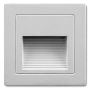 Trade Shop - Lampada Segnapasso 1w A Led Da Parete Muro Applique Da Interno 95x95 Luce Calda -