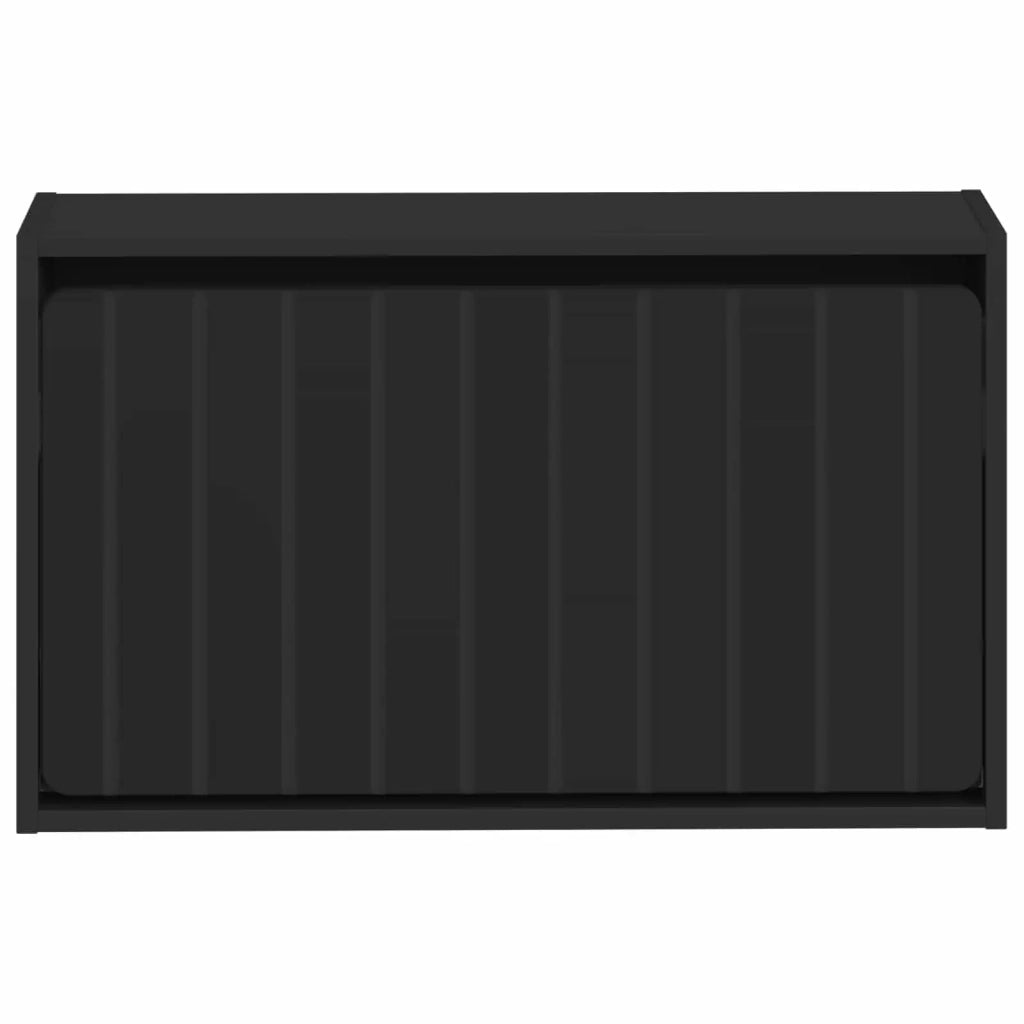 Mobiletto per Scarpe da Muro ZWOLLE 71 x 17 x 43 cm Nero 896406