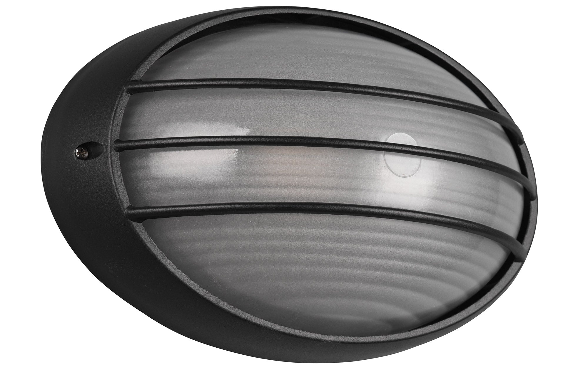 Plafoniera da Esterno Attacco E27 in Alluminio Nero Opaco