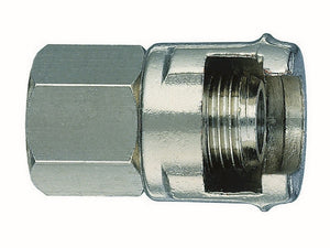 raccordo filettato per compressori dado fresato  1/4 f cod:ferx.vit243